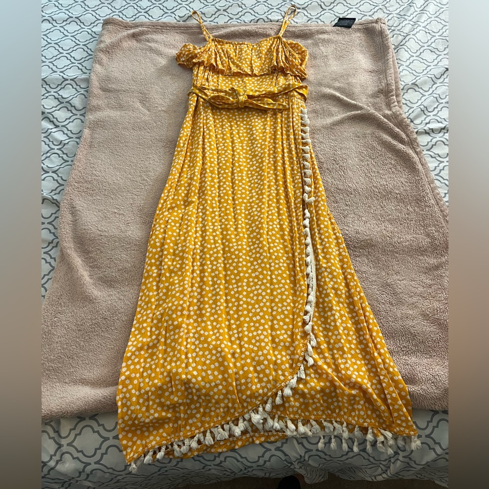 THML Yellow Floral Dress